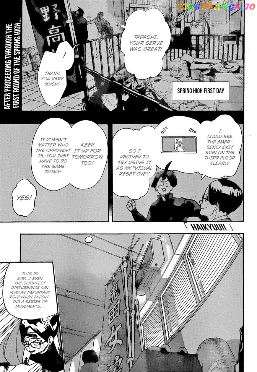 Haikyuu!!, Chapter 260 image 01